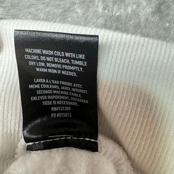 Rockstar Original Sweat Suit Mens‎ S White Hoodie Pants Cross Spray Paint Retro - Picture 8 of 16